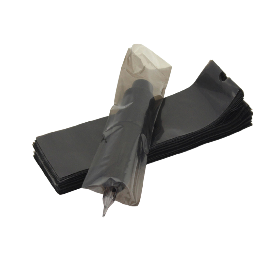 PMU Machine Pen Cover Bags (200pcs) - BLACK