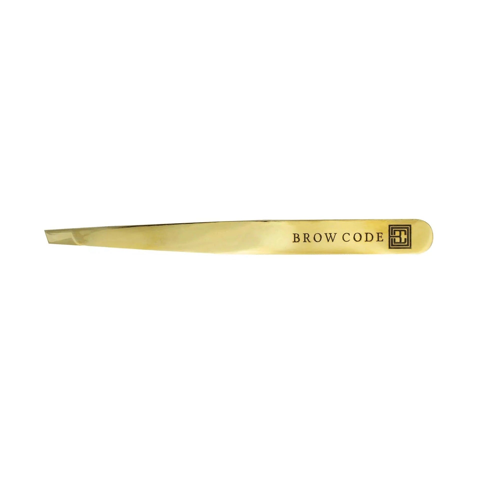 Brow Code - Slanted Tweezers 100% Stainless Steel