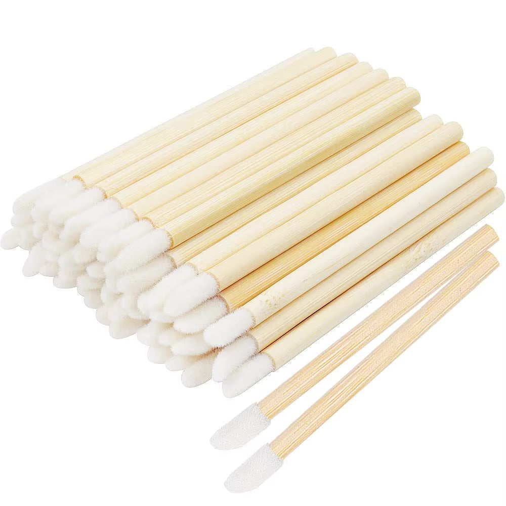 Eco Friendly Bamboo Lip Wands (50 PACK)