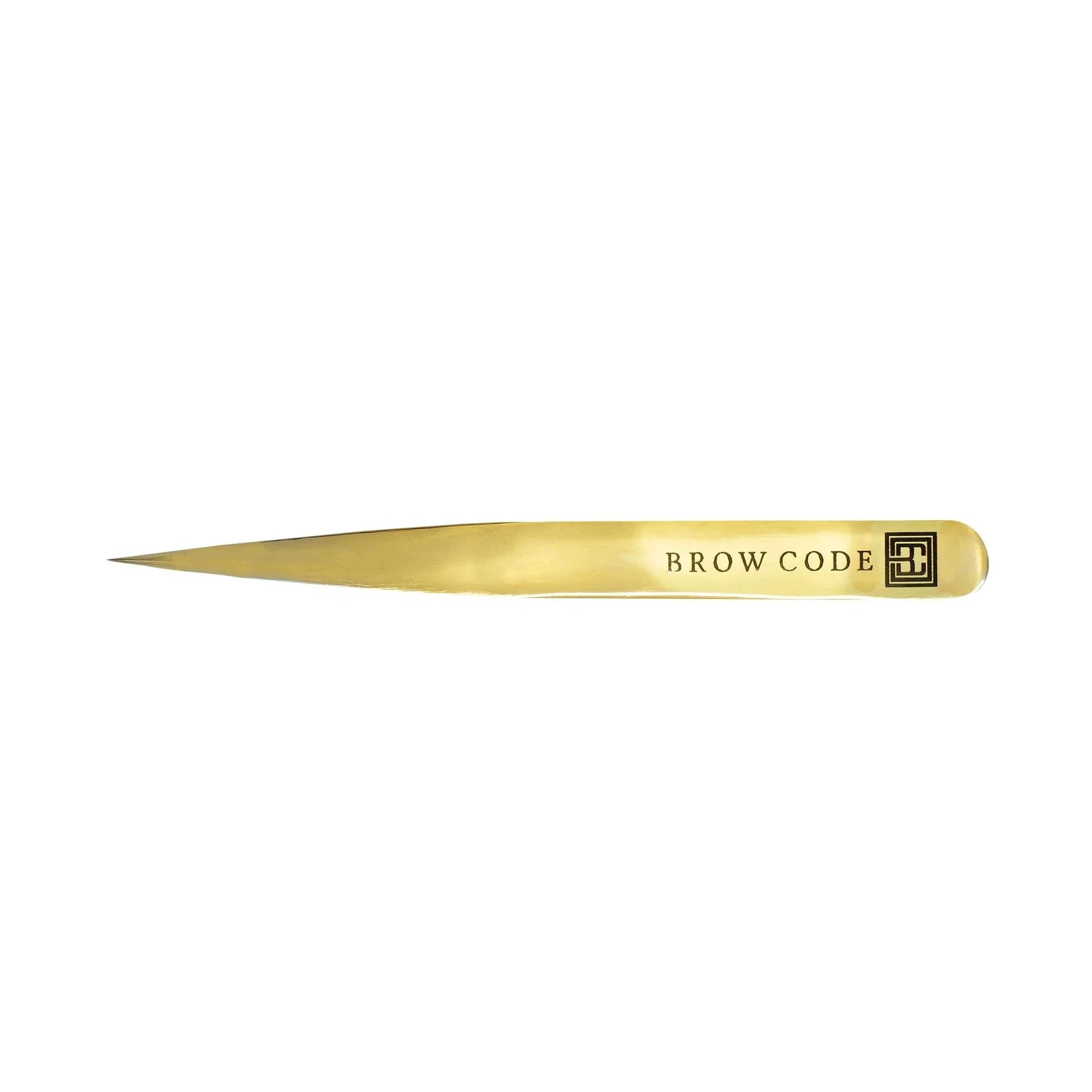 Brow Code - Pointed Precision Tweezers 100% Stainless Steel