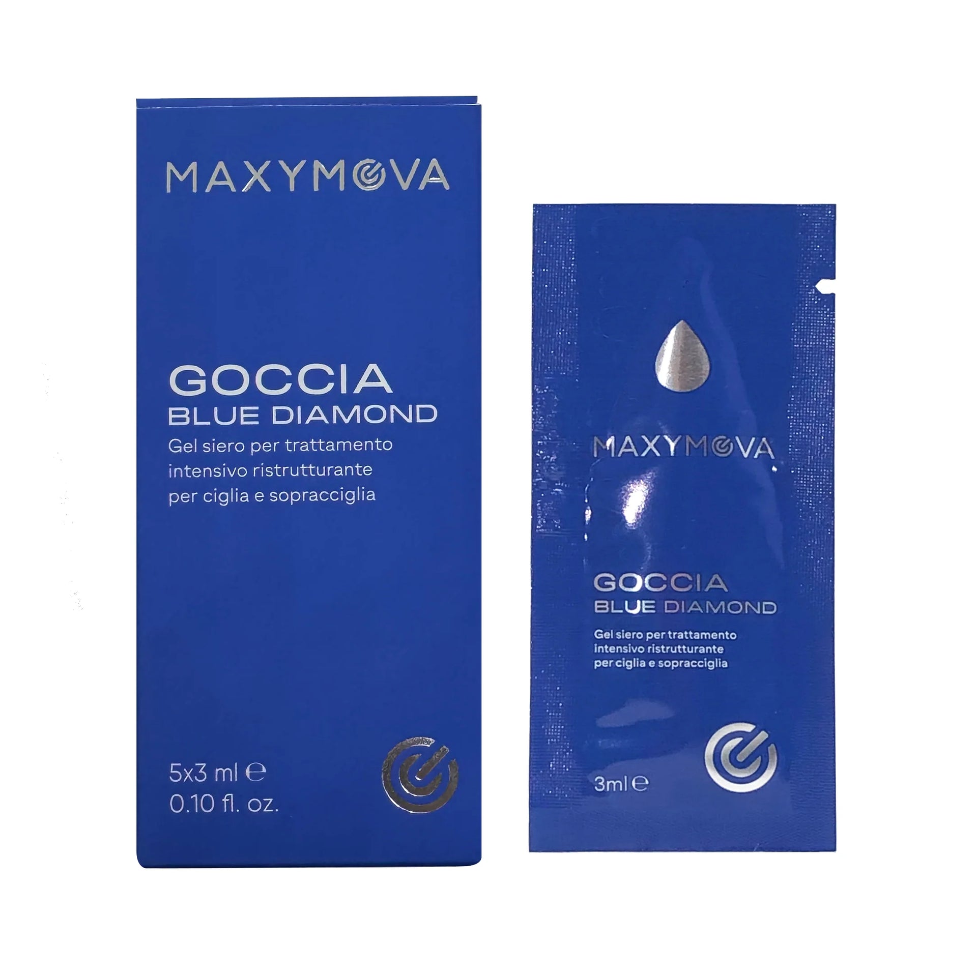 Maxymova -  Blue Goccia Restructuring Lash & Brow Treatment Serum (Sachets)