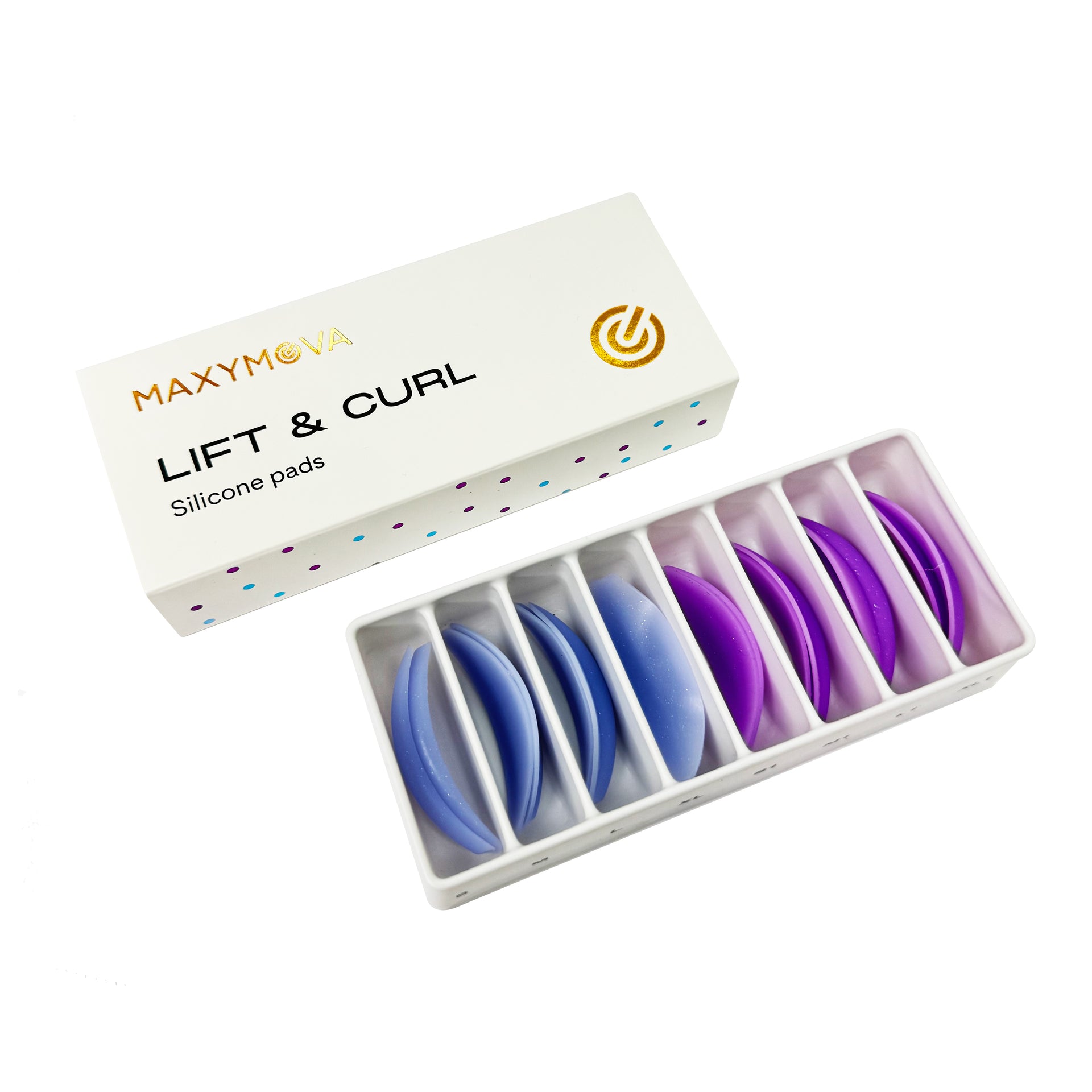 Maxymova - Lift & Curl Silicone Lash Shields - (8 Pairs)