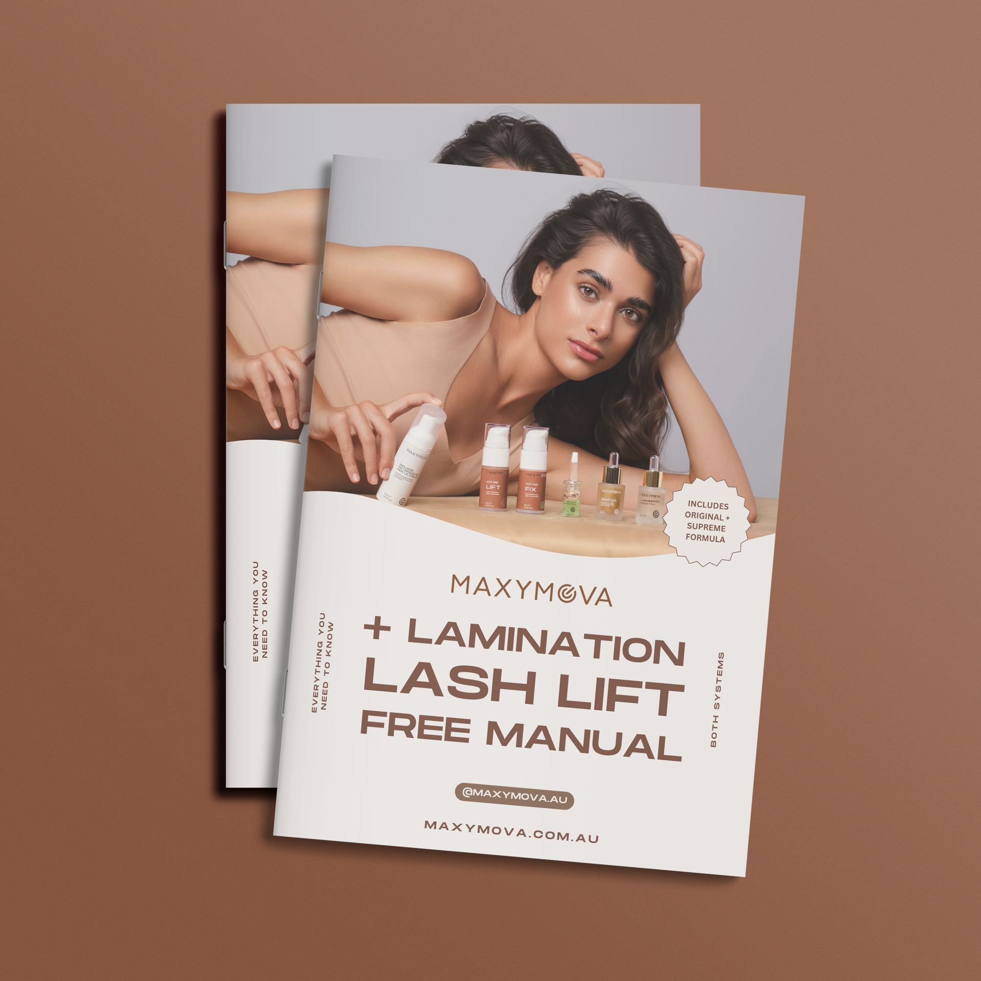 Maxymova Free Manual for Lash Lifting & Lamination (Digital PDF)