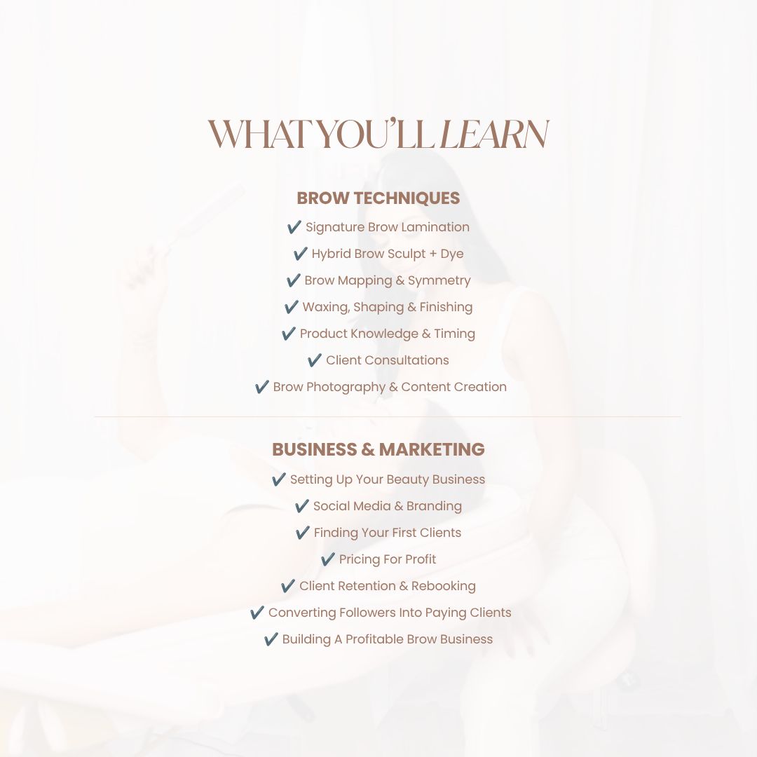 Face of Brows - Brow Mastery Course