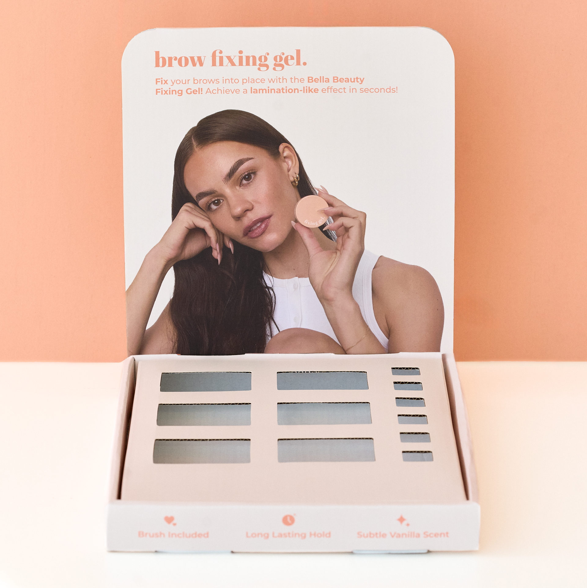 Bella Beauty Pro - Retail Stand - Fixing Gel
