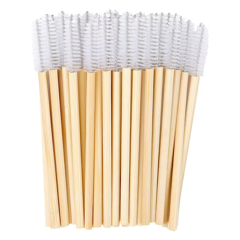 Eco Friendly Bamboo Mascara Wands White (50 PACK)