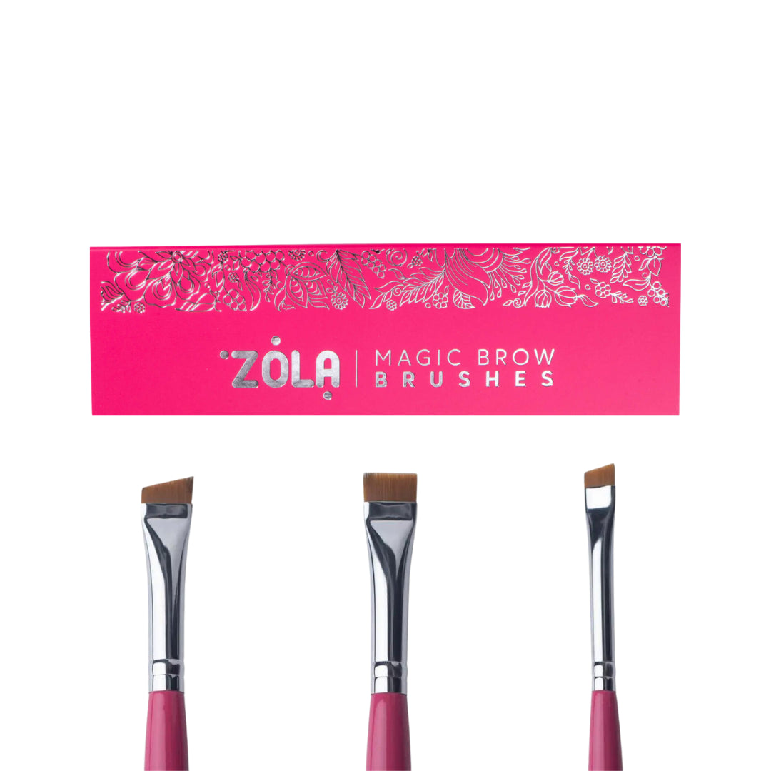 Zola - Magic Brow Brushes (Hot Pink)