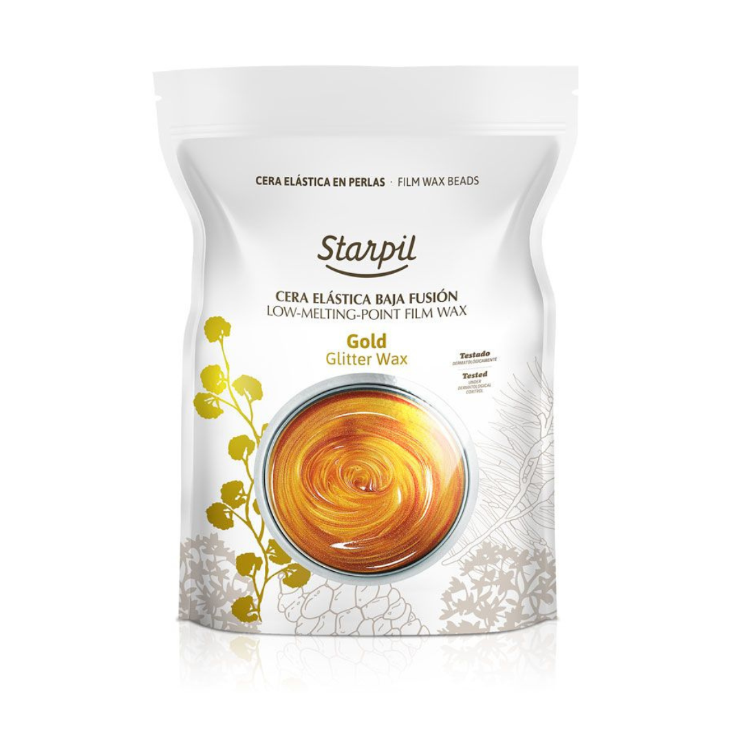 Starpil - Glitter Wax Beads Gold (1KG)