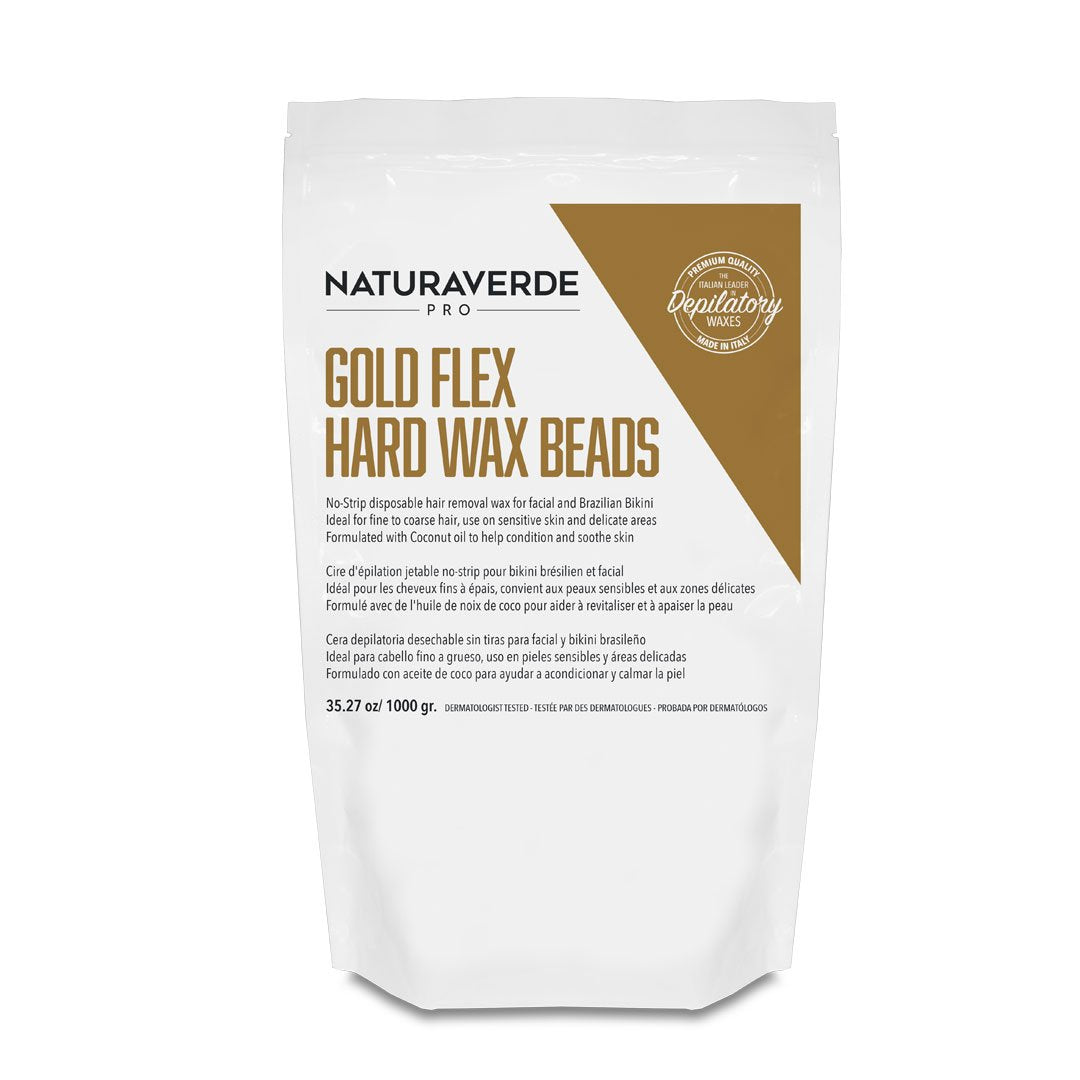 Naturaverde Pro - Gold Flex Hard Wax - Beads (1kg)