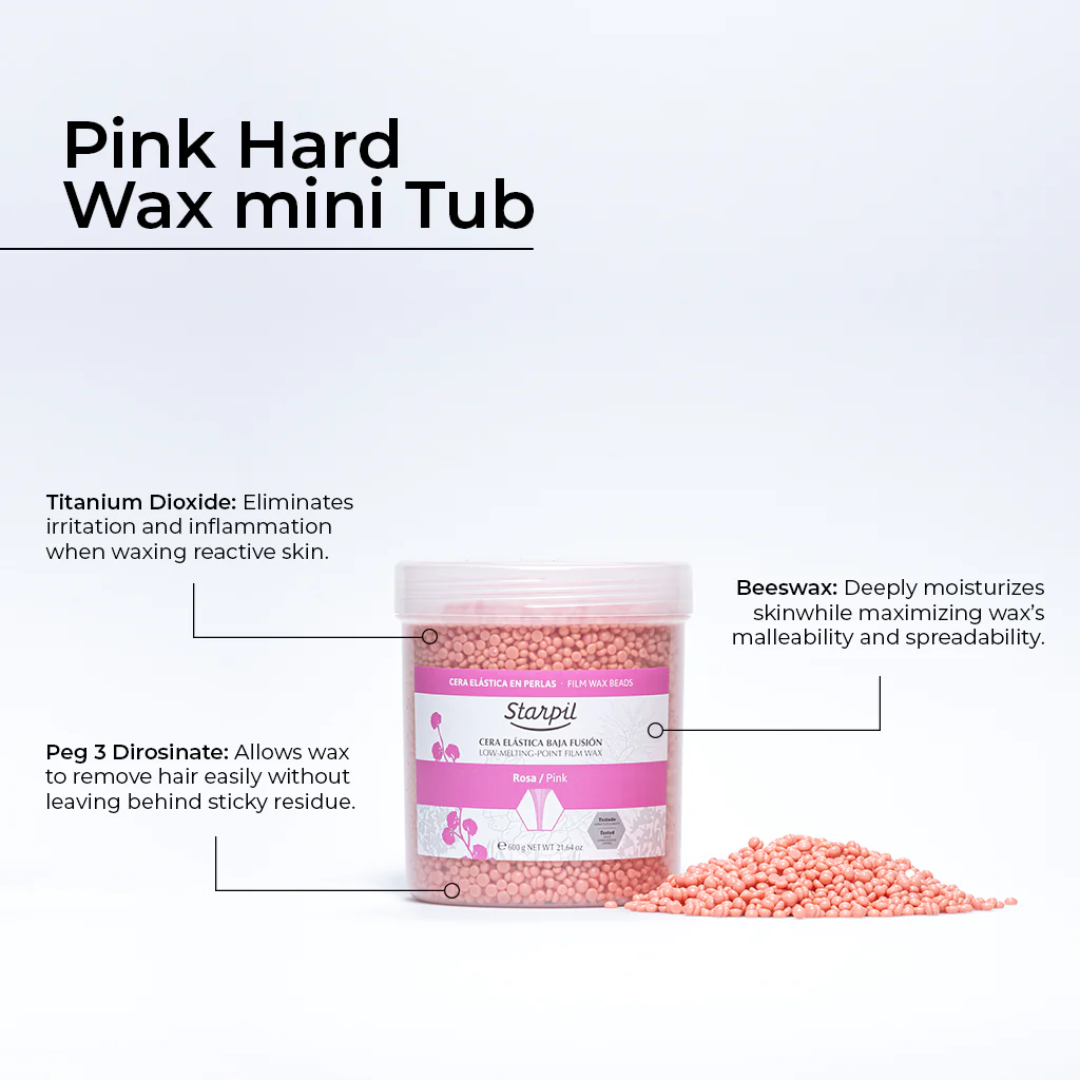 Starpil - Creamy Pink Film Hard Wax Beads (600g)