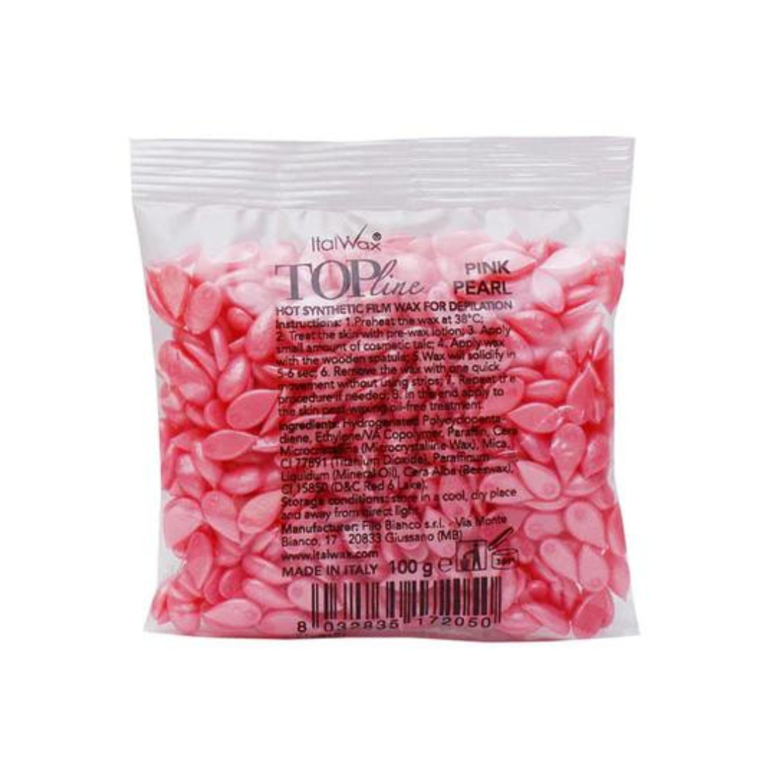 ITALWAX - Hard Wax Top Line Pink Pearl (SAMPLE 100g)