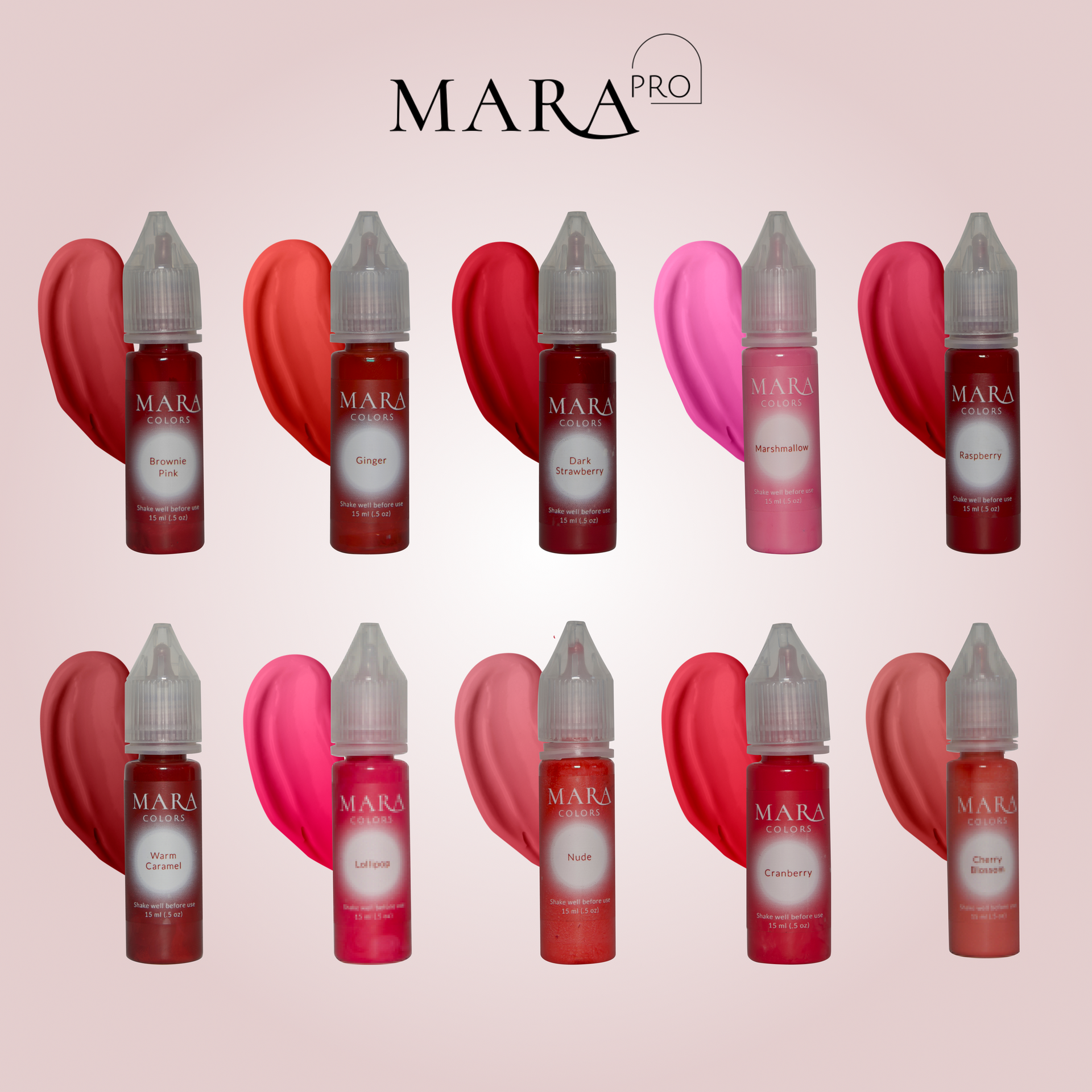 Mara Pro - Lip Pigments Set