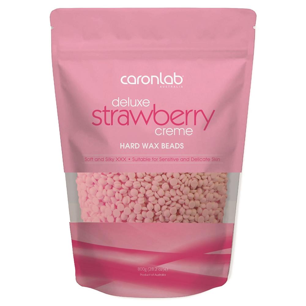 Caronlab - Hard Wax Beads Strawberry Creme 800g
