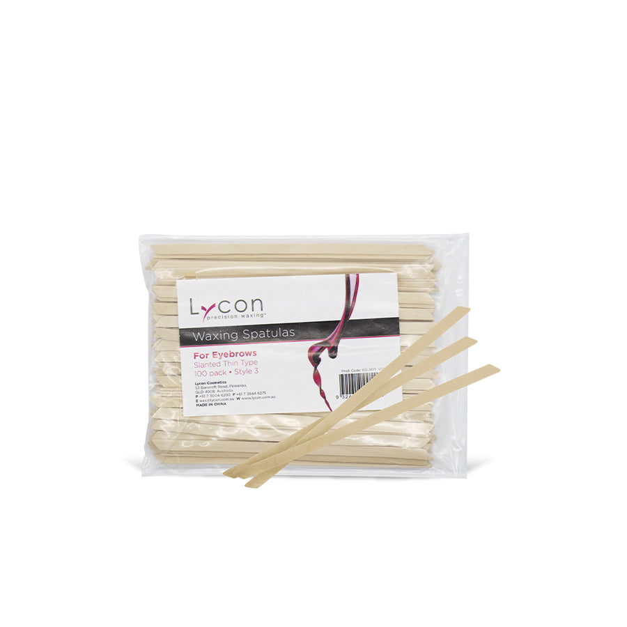 Lycon - Slanted Thin Waxing Spatulas (100pcs)