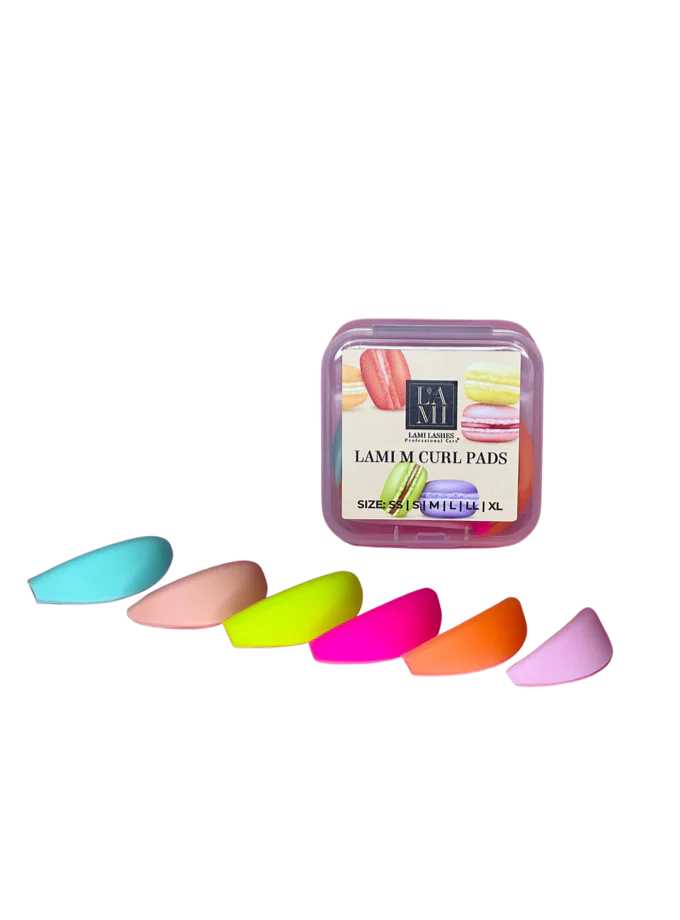 Lami Lashes - M Curl Pads Rainbow (6 Assorted Pairs)