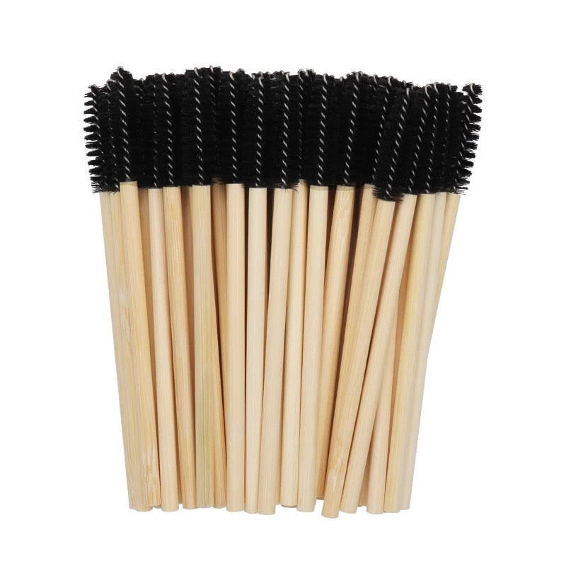 Eco Friendly Bamboo Mascara Wands Black (50 PACK)