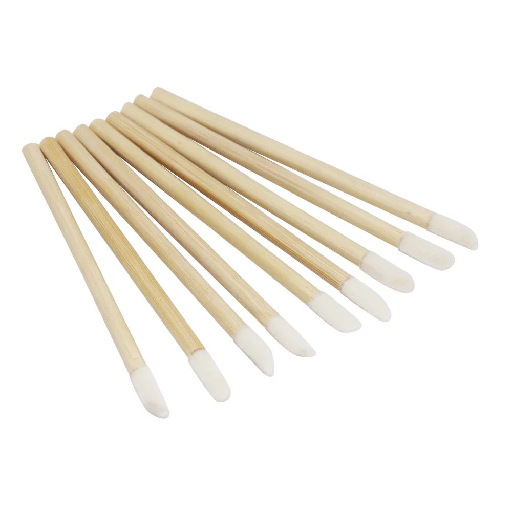 Eco Friendly Bamboo Lip Wands (50 PACK)