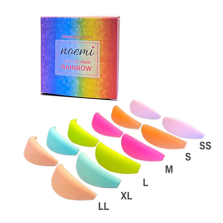 Noemi - Silicone Pads Rainbow (Mix Box 6 pairs)