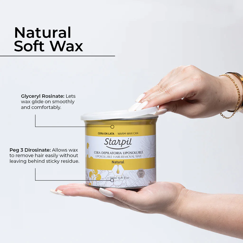 Starpil - Natural Soft Strip Wax Can