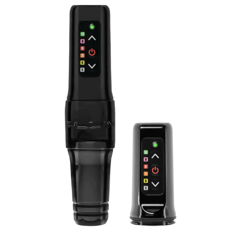 Flux Mini 3.0mm Wireless Tattoo Machine (2 Battery Packs Included) - Stealth Black