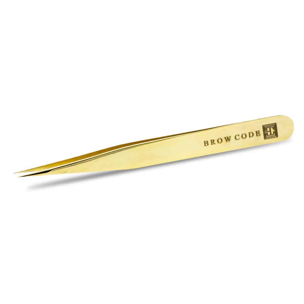 Brow Code - Pointed Precision Tweezers 100% Stainless Steel