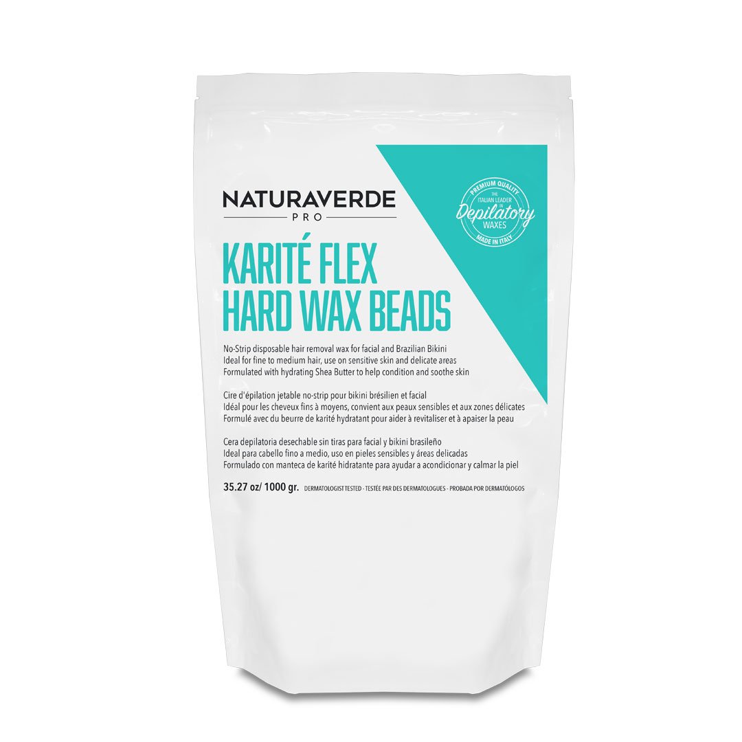 Naturaverde Pro - Shea Butter Karite Flex Hard Wax - Beads (1KG)